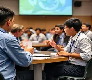 simulação de reuniões da ONU