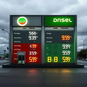 preço da gasolina e diesel em Salvador