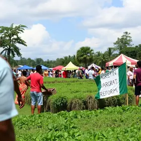 Feira Estadual da Reforma Agrária na Bahia