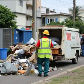 coleta de lixo em Salvador