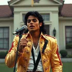 casa onde Michael Jackson gravou
