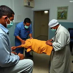 resgate de pacientes de clínica de reabilitação