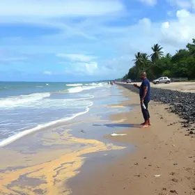 emergência na praia de São Tomé de Paripe